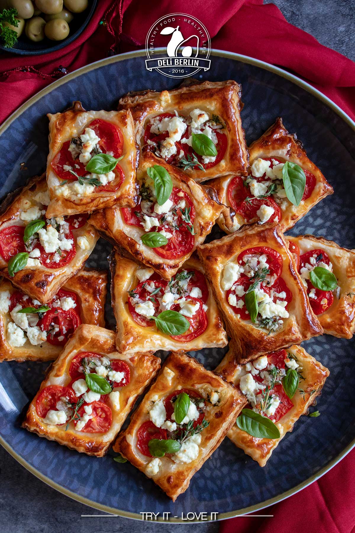 Tomaten Blätterteig Tartes DELi BERLIN Kochideen Rezepte