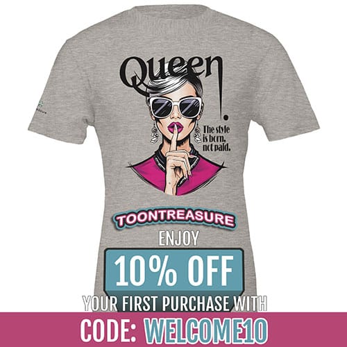 Toontreasure.com designer t-shirts and more